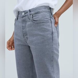 Everlane Rigid Slouch Jeans in Vintage Grey Sz 30 NEW with Tags